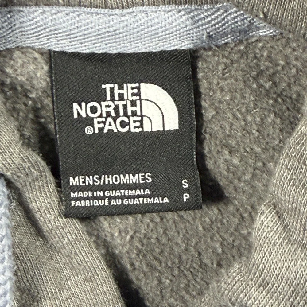 The North Face Mens Graphic Logo Pullover Hoodie Small Gray White Activewear